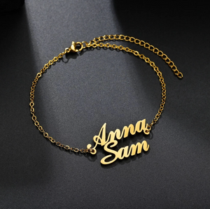 Ouvrir l&#39;image dans le diaporama, Bracelet prenom - 2 noms simples

