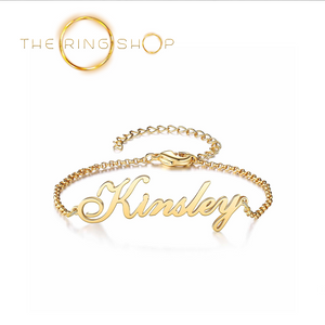 Ouvrir l&#39;image dans le diaporama, bracelet prenom femme or
