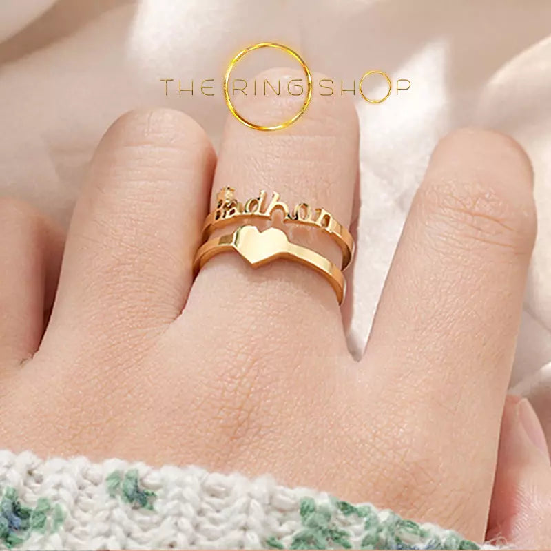 Bague prenom C ur The Ringshop